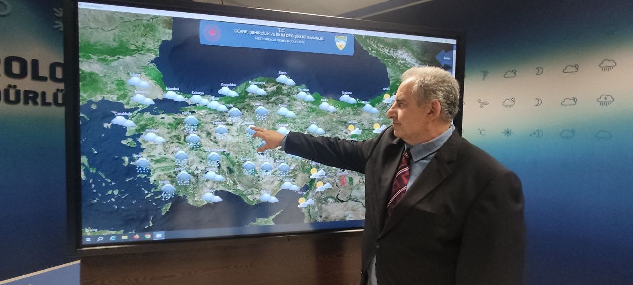 METEOROLOJİ GENEL MÜDÜRLÜĞÜ HAVA TAHMİNİ UZMANI ABDULLAH MACİT, PERŞEMBE GÜNÜ