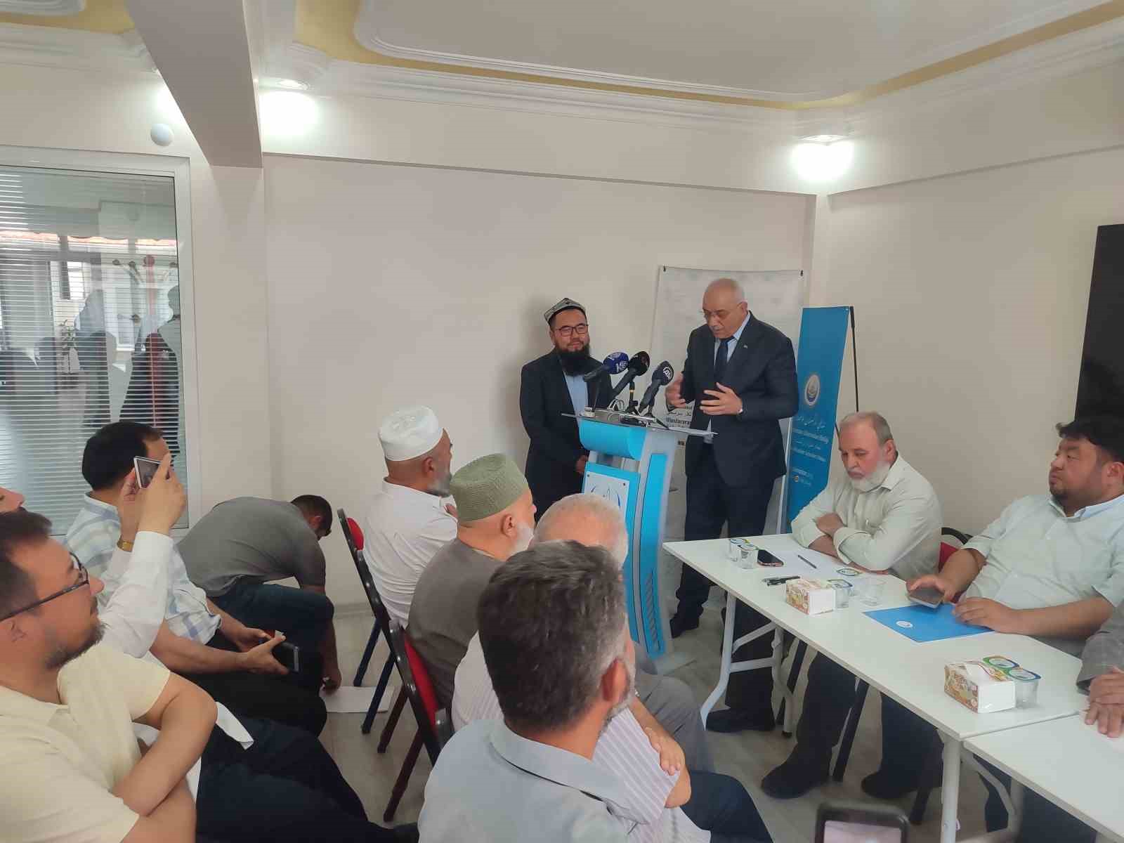 ULUSLARARASI DOĞU TÜRKİSTAN STK'LAR BİRLİĞİ, FİLİSTİN DEVLET BAŞKANI MAHMUT ABBAS'IN