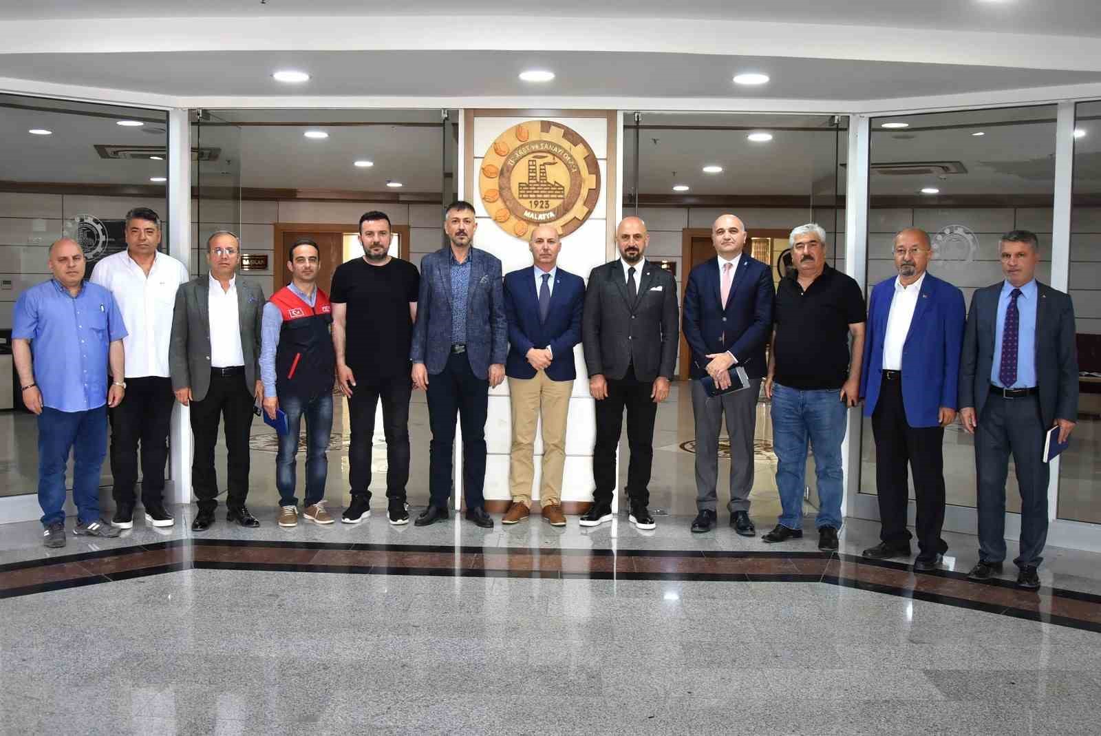 BİRLEŞMİŞ MİLLETLER KALKINMA PROGRAMI (UNDP) YETKİLİLERİ MALATYA TİCARET VE SANAYİ