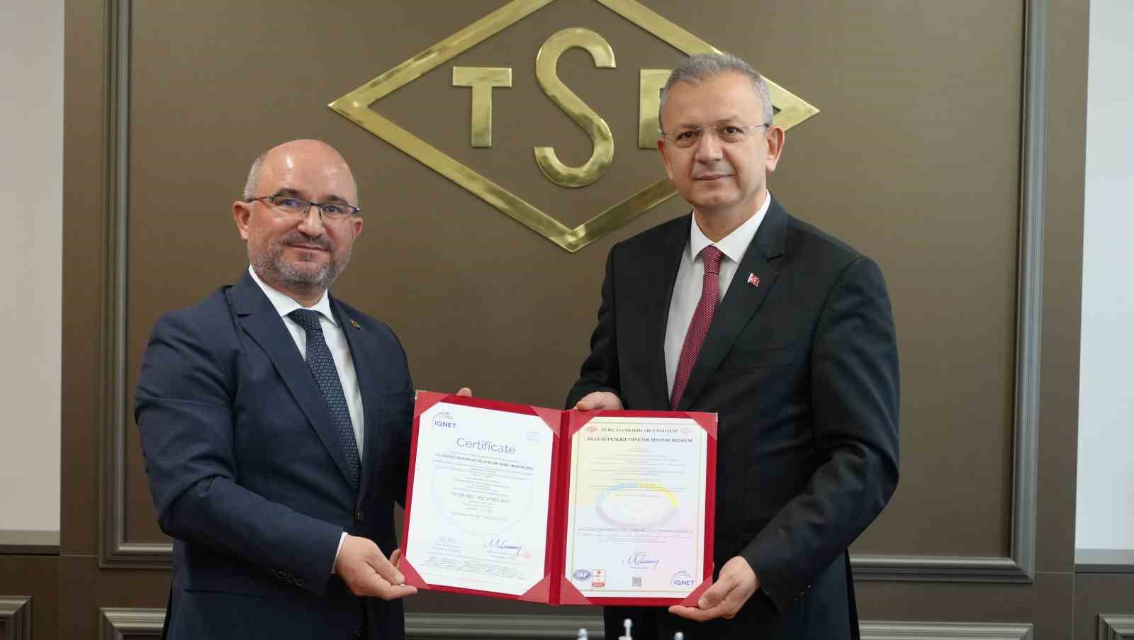 ADALET BAKANLIĞI BİLGİ İŞLEM GENEL MÜDÜRLÜĞÜ, TÜRK STANDARDLARI ENSTİTÜSÜ (TSE)