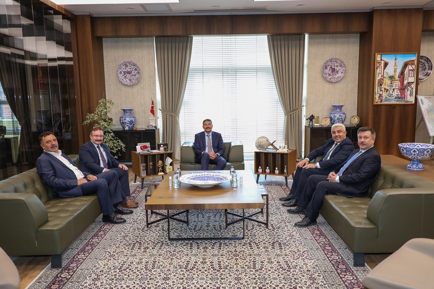 VALİ ÇELİK, FATİH ÇALIŞKAN VE HÜSEYİN DOĞAN İLE GÖRÜŞTÜ