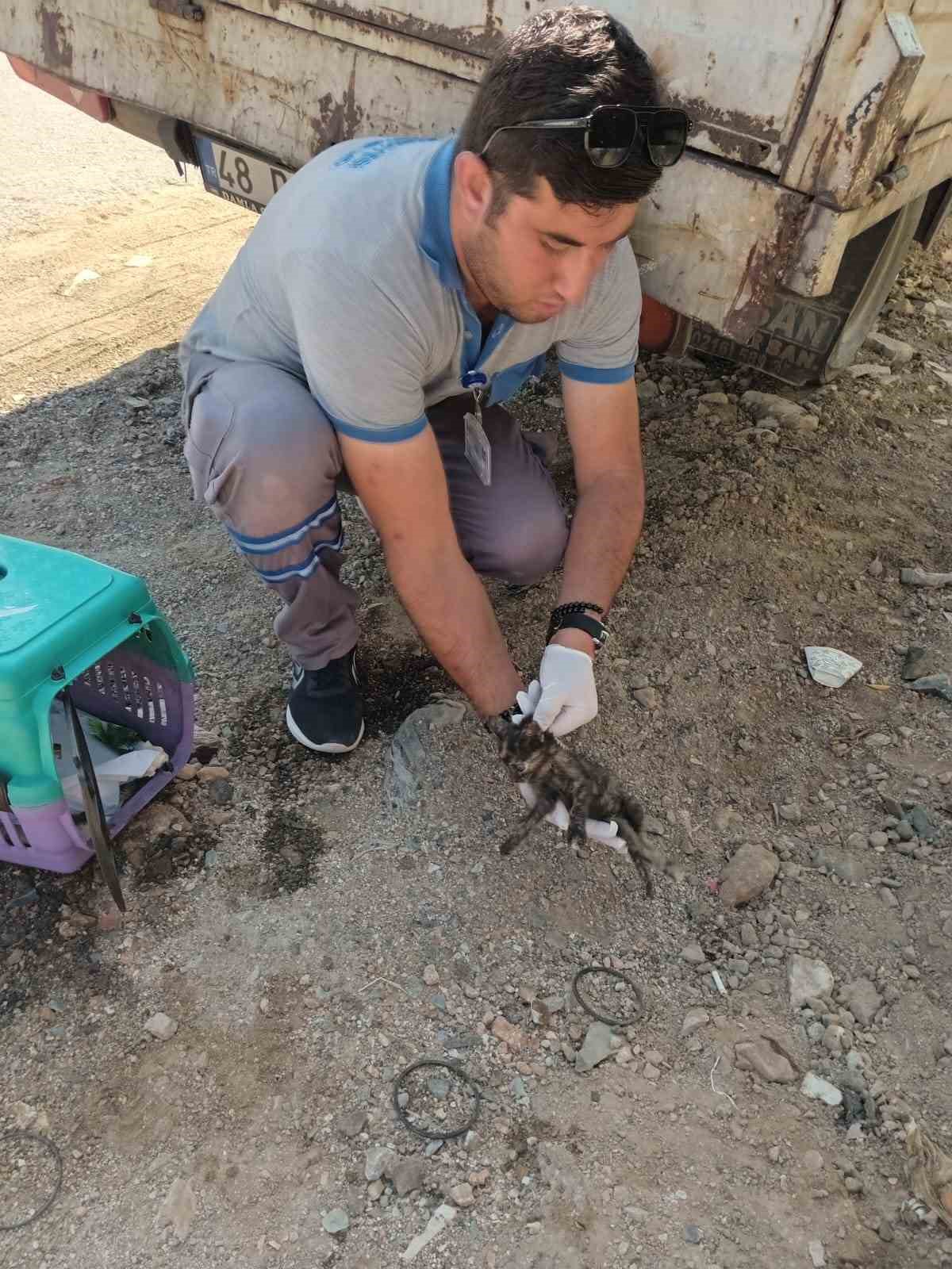 VATANDAŞ İHBAR ETTİ, BELEDİYE MÜDAHALE ETTİ