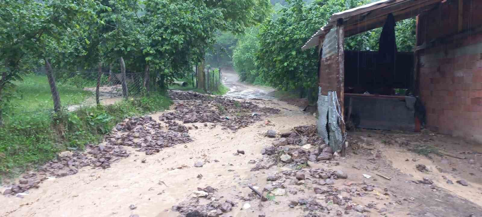 SAKARYA’DA SABAH SAATLERİNDE ETKİLİ OLAN SAĞANAK YAĞIŞ KARAPÜRÇEK İLÇESİNDE HAYATI