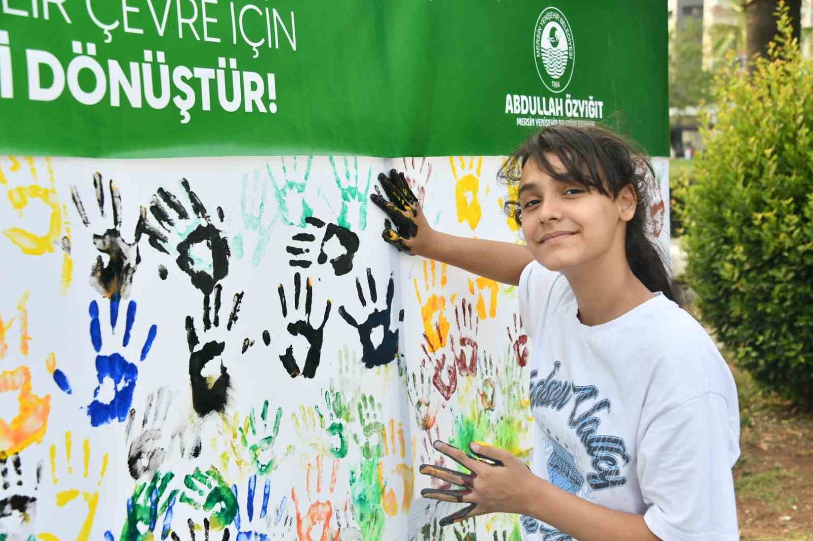 MERSİN YENİŞEHİR BELEDİYESİ, 5 HAZİRAN DÜNYA ÇEVRE GÜNÜNDE GERÇEKLEŞTİRDİĞİ ÇEVRE