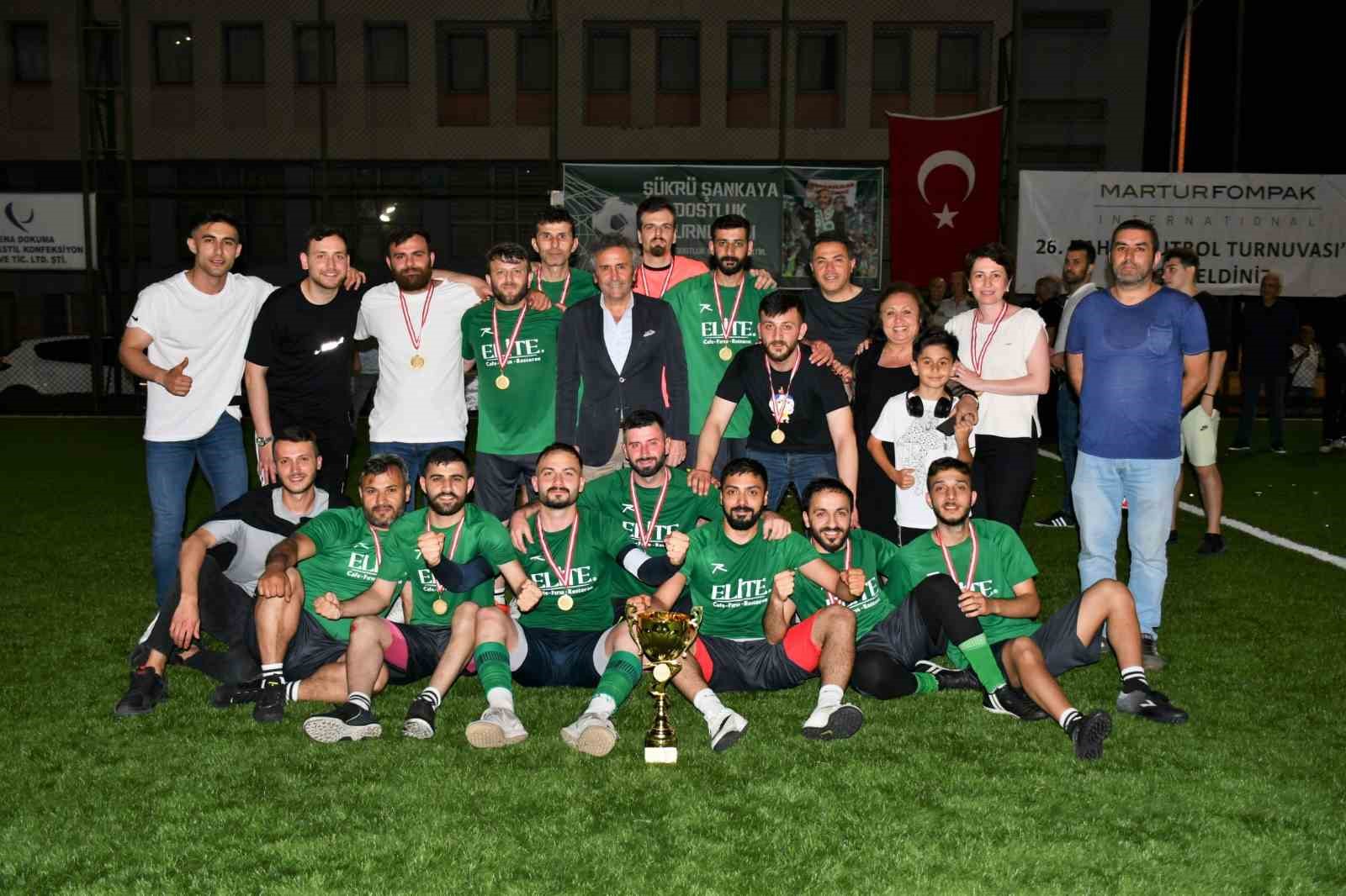 YEŞİM SPOR KULÜBÜ’NÜN LİDERLİĞİNDE GERÇEKLEŞTİRİLEN ŞÜKRÜ ŞANKAYA DOSTLUK TURNUVASI’NIN ŞAMPİYONU