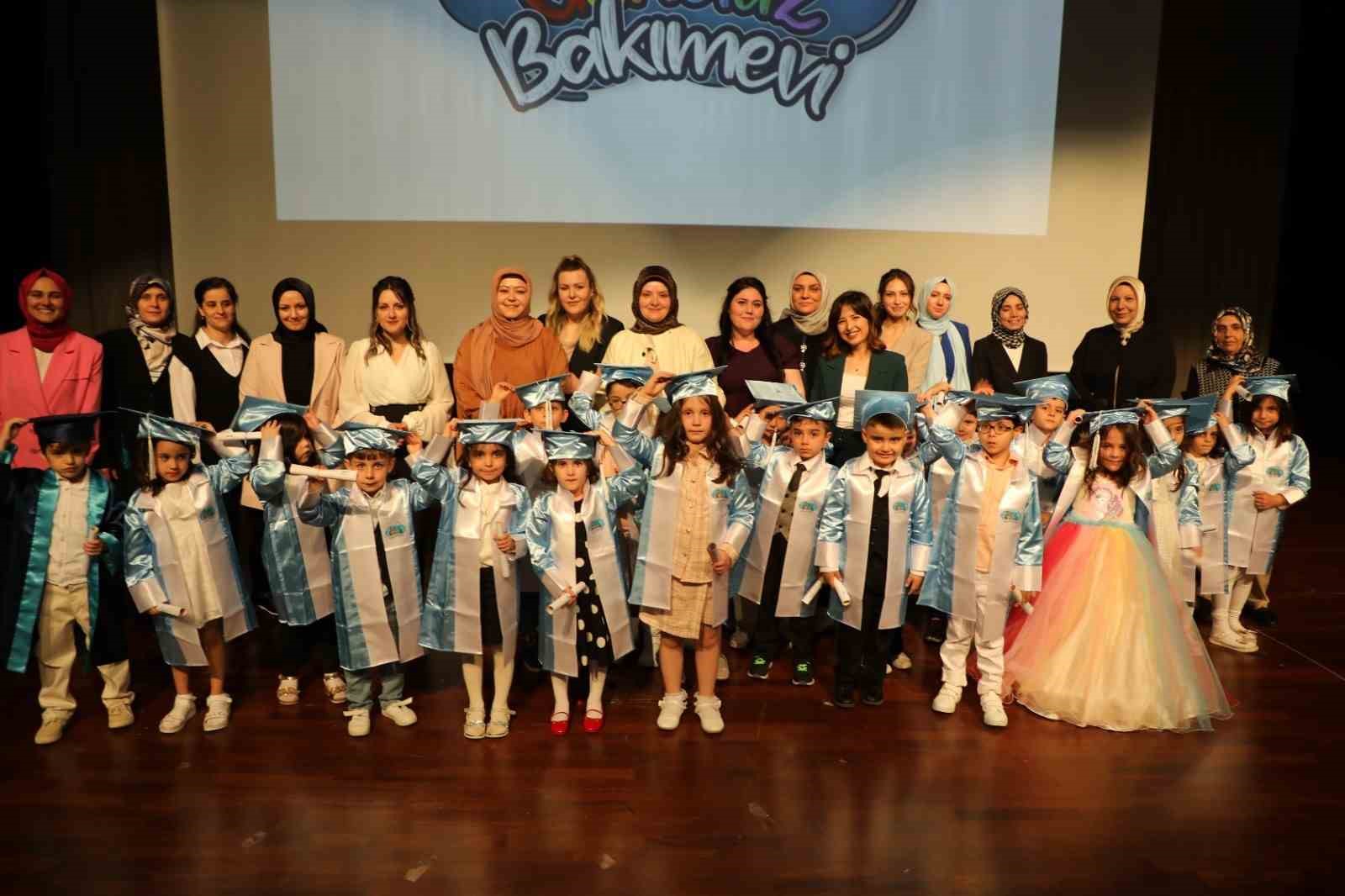 YOZGAT BELEDİYESİ GÜNDÜZ BAKIMEVİ VE KREŞİ İLK MEZUNLARINI VERDİ