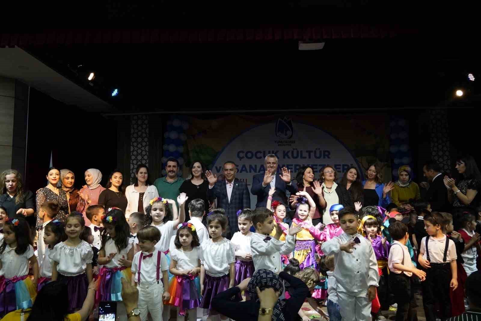 YUNUSEMRE BELEDİYESİ BÜNYESİNDEKİ ÇOCUK KÜLTÜR MERKEZLERİNDE EĞİTİM GÖREN ÖĞRENCİLER, YILSONU
