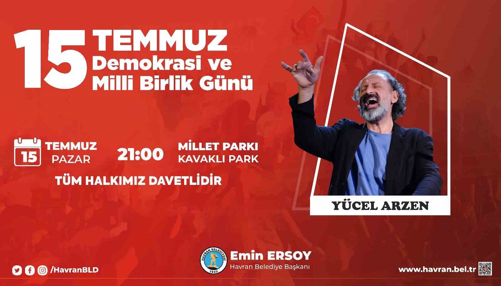 BALIKESİR’İN HAVRAN İLÇESİNDE 15 TEMMUZ DEMOKRASİ VE MİLLİ BİRLİK GÜNÜ