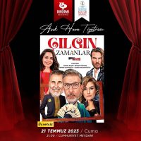 Bandırma Belediyesi yılın yapımı ödüllü tiyatro oyunu “Çılgın Zamanlar”ı 21