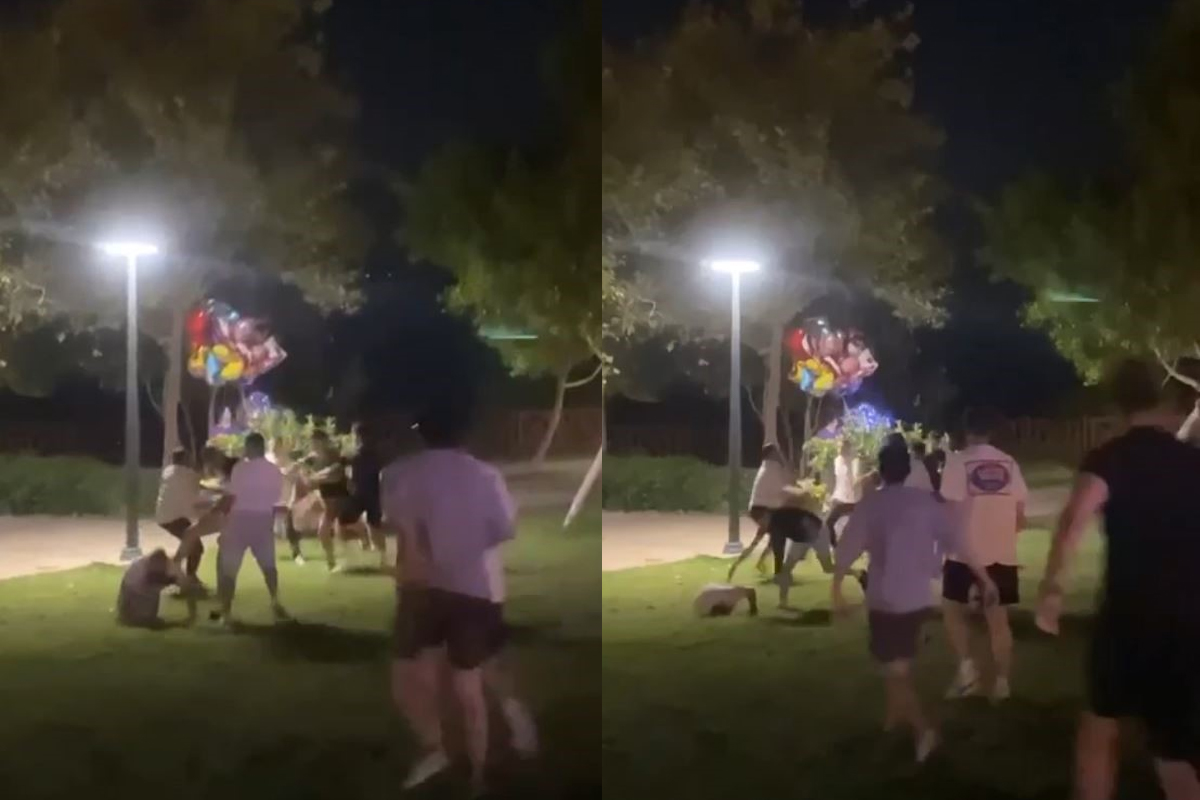 Antalya’da iki grup arasında çıkan yumruk ve tekmeli kavga cep