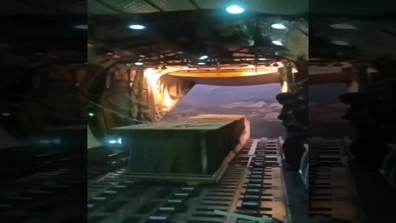 Orman yangınına askeri uçaklar müdahale etti: Yangın bombaları atılıyor Türk Hava Kuvvetlerine ait kargo uçakları havadan 16 tonluk yangın