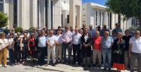 CHP Edremit İçe Başkanlığı yönetici ve üyeleri enerji zamlarını protesto