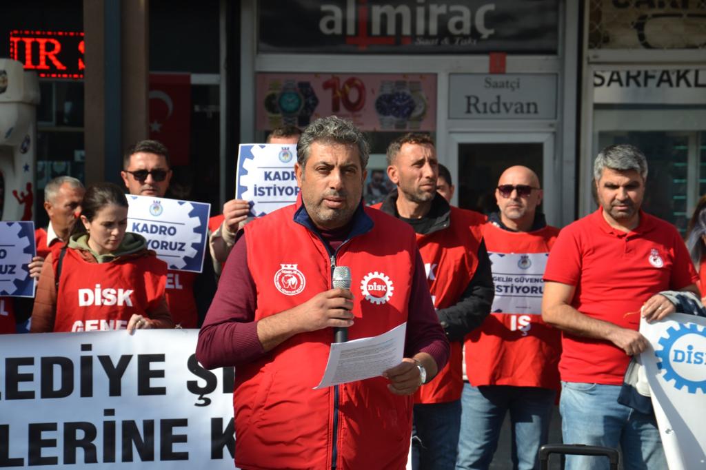 DİSK/Genel-İş Balıkesir Şube Başkanı Hüseyin Ovalı, Hükümetten kadro ve ilave