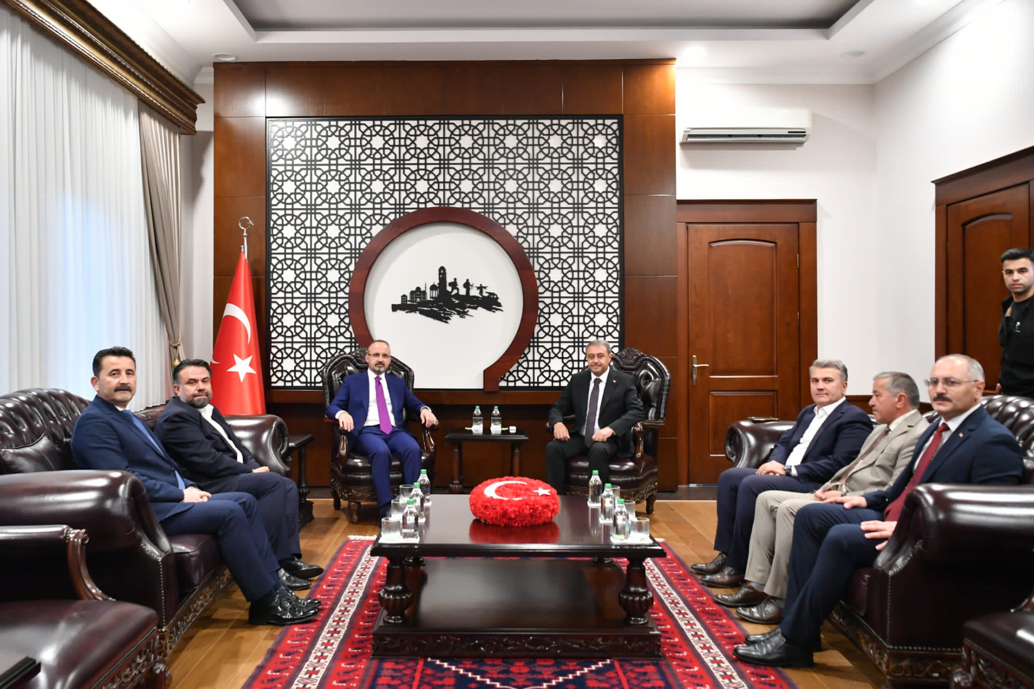 Çeşitli temaslarda bulunmak üzere Balıkesir’e gelen İçişleri Bakan Yardımcısı Bülent