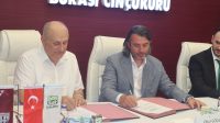 Bandırmaspor yeni tesislerinin açılışında yeni isim ve göğüs sponsoru Teksüt