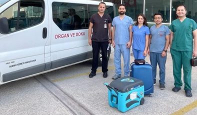 Kalbi uçakla nakil bekleyen hasta için yola çıktı