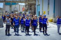 Petrol İş Sendikasına bağlı işçiler dün başlattıkları eyleme bugün de