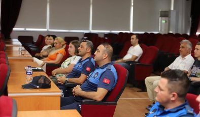 Belediye çalışanlarına eğitim