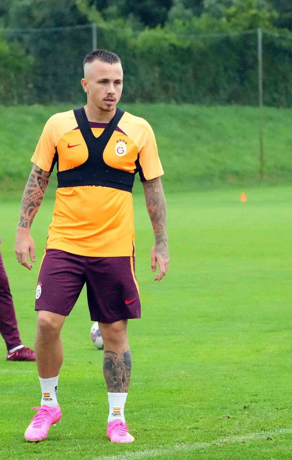 GALATASARAY'IN YENİ TRANSFERİ ANGELİNO, SARI-KIRMIZILI TAKIMLA BİRLİKTE İLK ANTRENMANINA ÇIKTI.