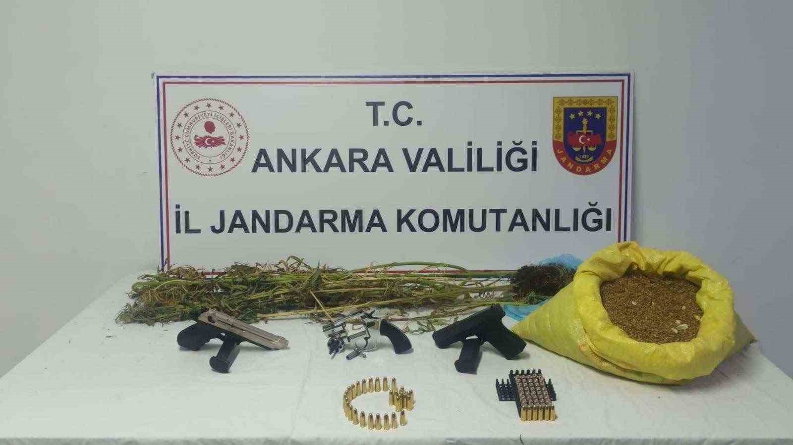 ANKARA İL JANDARMA KOMUTANLIĞINCA, UYUŞTURUCU MADDE İMAL VE TİCARETİ FAALİYETLERİNİN