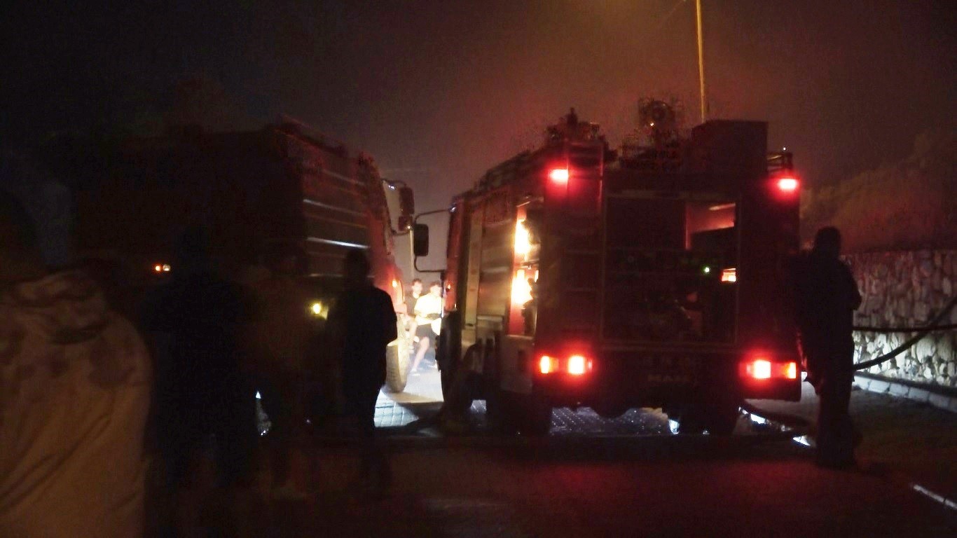 AYVALIK'TA AĞAÇLIK ALANDA ÇIKAN YANGIN KONTROL ALTINA ALINDI