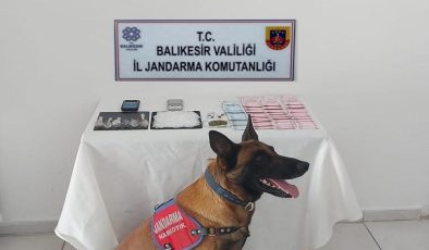 Balıkesir’de jandarmadan uyuşturucu operasyonu