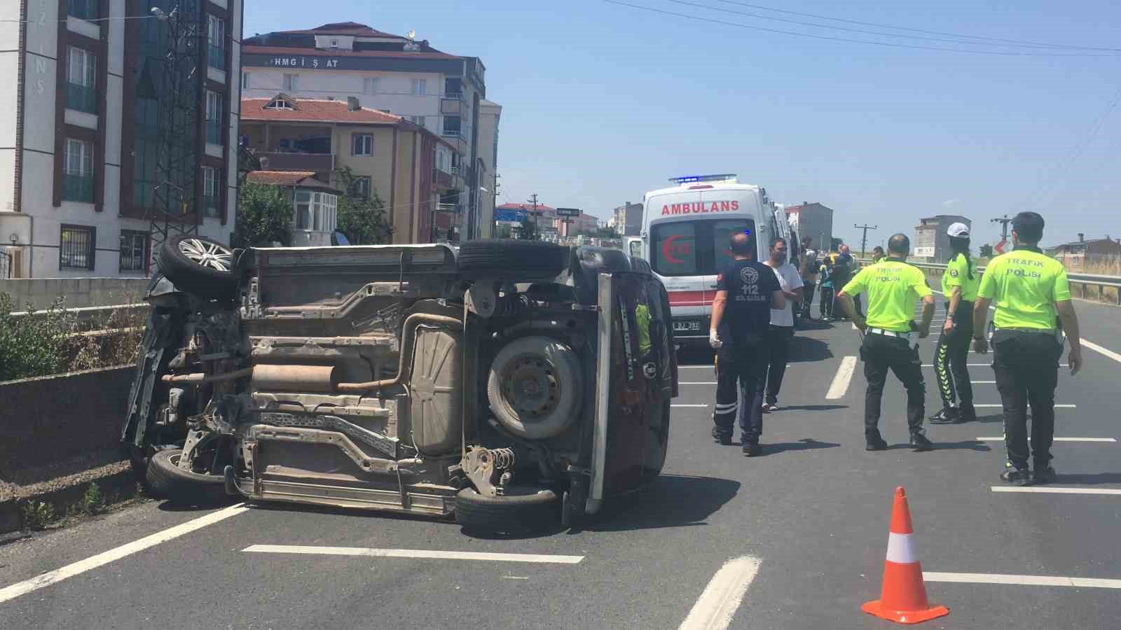 TEKİRDAĞ’DA MEYDANA GELEN TRAFİK KAZASINDA, KURBAN BAYRAMI İÇİN GİTTİKLERİ MEMLEKETLERİNDEN