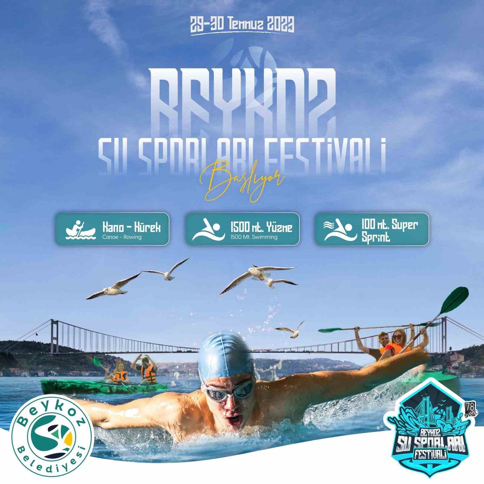 BOĞAZ’IN MAVİLİĞİNE AÇILAN “BEYKOZ SU SPORLARI FESTİVALİ” BAŞLIYOR