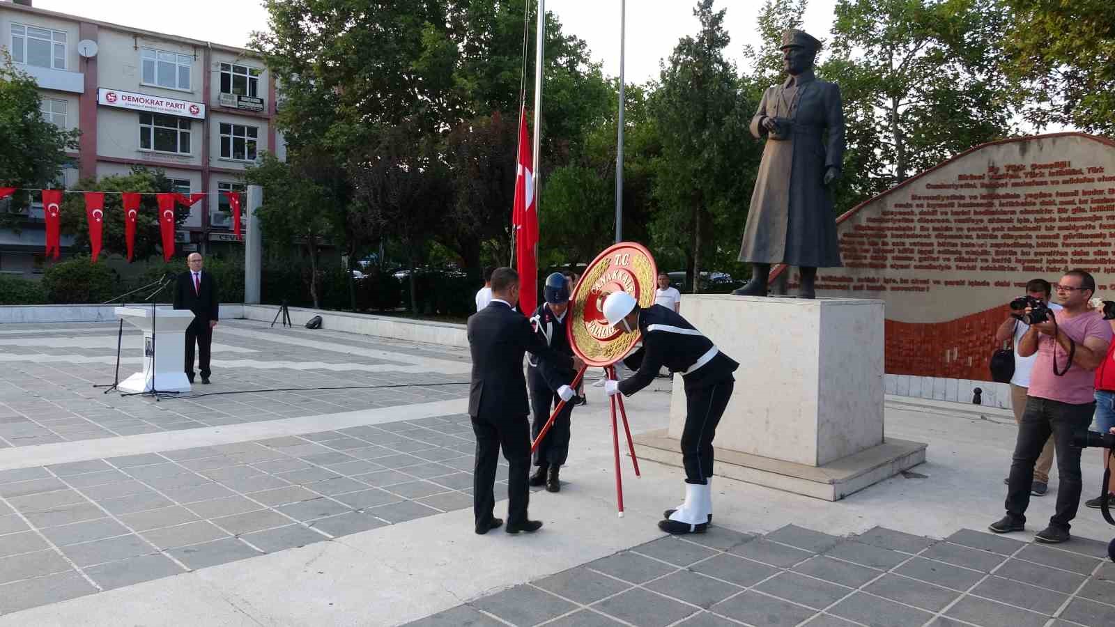 ÇANAKKALE’DE 15 TEMMUZ DEMOKRASİ VE MİLLİ BİRLİK GÜNÜ DOLAYISIYLA ÇEŞİTLİ