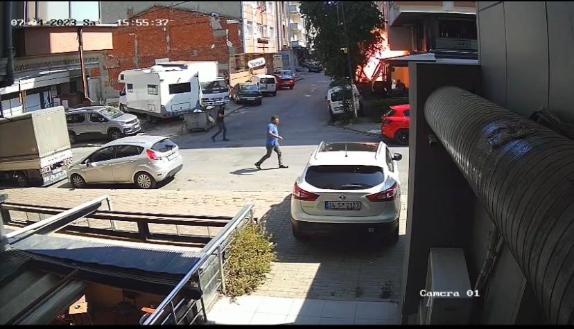 ÇEKMEKÖY'DE DOĞALGAZ PATLAMASINA AİT YENİ GÖRÜNTÜLER ORTAYA ÇIKTI
