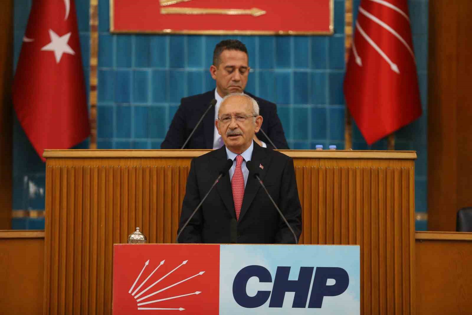 CHP GENEL BAŞKANI KEMAL KILIÇDAROĞLU, PARTİSİNİN TÜRKİYE BÜYÜK MİLLET MECLİSİNDE