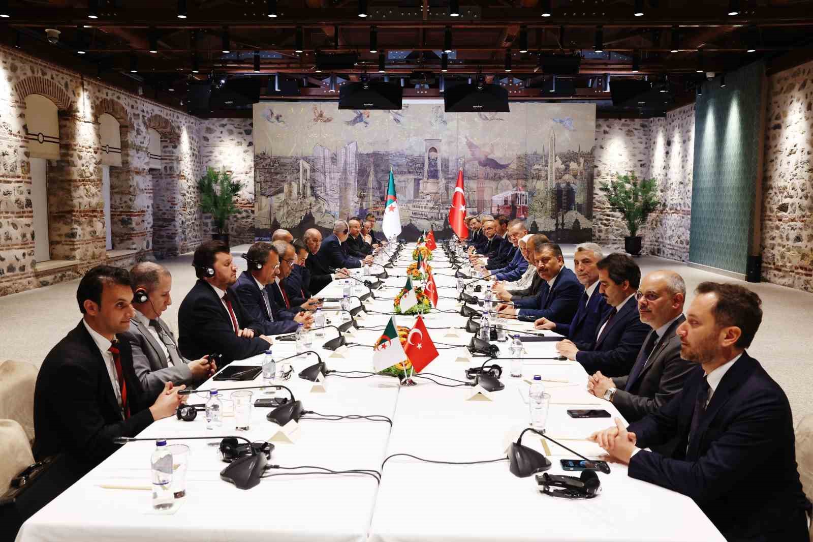 CUMHURBAŞKANI RECEP TAYYİP ERDOĞAN, CEZAYİR DEMOKRATİK HALK CUMHURİYETİ CUMHURBAŞKANI ABDÜLMECİD