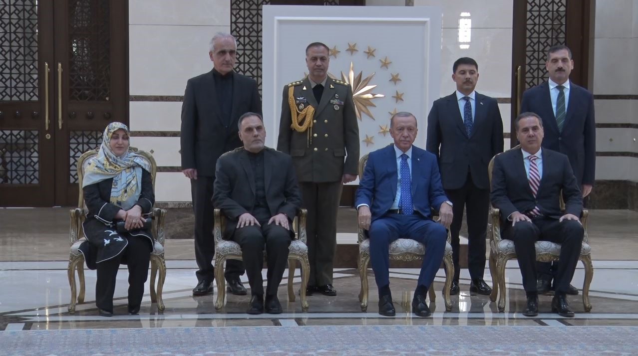 CUMHURBAŞKANI RECEP TAYYİP ERDOĞAN, İRAN BÜYÜKELÇİSİ MOHAMMAD HASSAN HABİBOLLAHZADEH’İ KABUL
