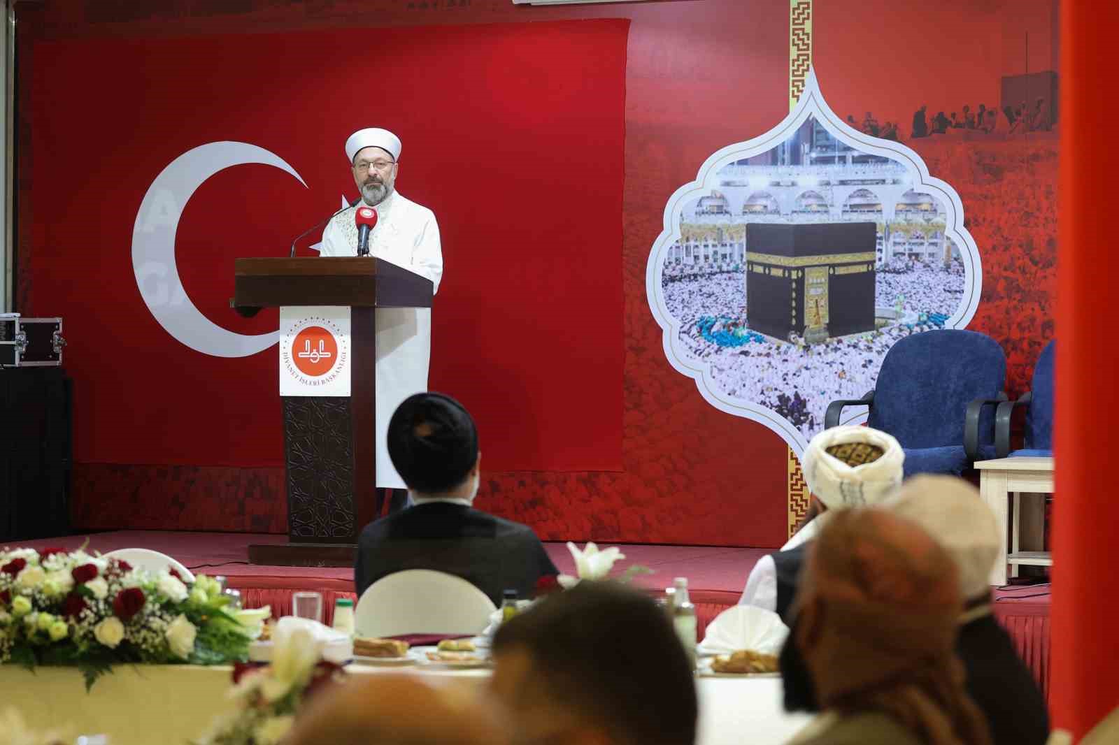 DİYANET İŞLERİ BAŞKANI ALİ ERBAŞ, “İNSANLIK, İSLAM’IN HAK, HUKUK, RAHMET