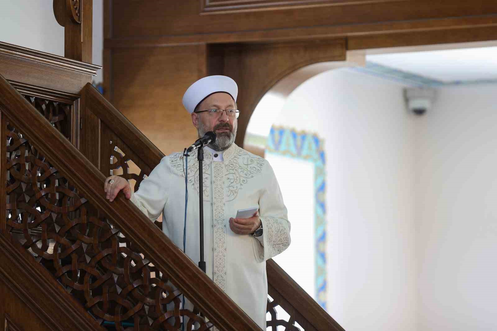 DİYANET İŞLERİ BAŞKANI PROF. DR. ALİ ERBAŞ, “BUNDAN TAM YEDİ