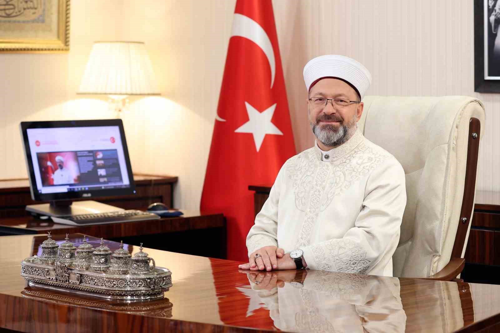 DİYANET İŞLERİ BAŞKANI PROF. DR. ALİ ERBAŞ, MİLLETİMİZİN VE TÜM