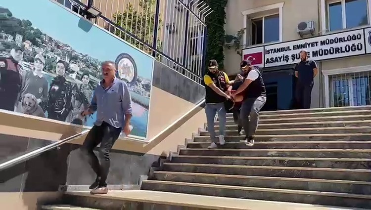 OSMAN BOYRAZ, EMNİYETTEKİ İŞLEMLERİNİN TAMAMLANMASININ ARDINDAN ÇAĞLAYAN’DA BULUNAN İSTANBUL ADALET