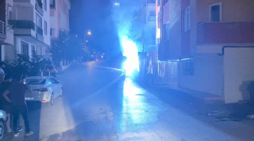 ELEKTRİK PANOSU PATLAMA ANI