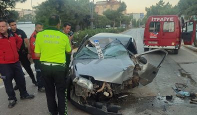 Erdek’te trafik kazası: 1 yaralı