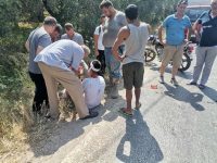 ERDEK'TE TRAFİK KAZASINDA MOTOSİKLET SÜRÜCÜSÜ YARALANDI