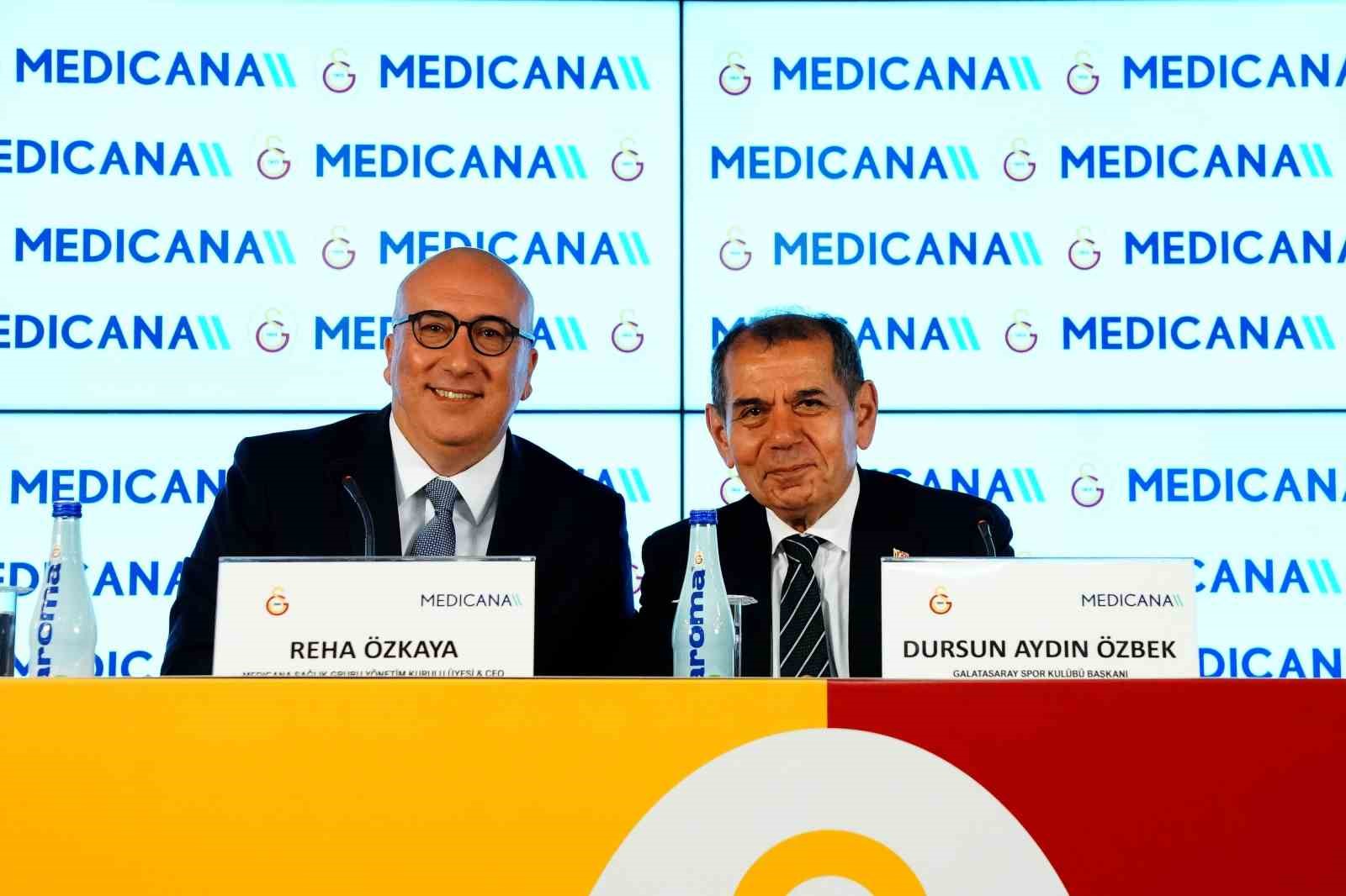 GALATASARAY İLE MEDİCANA SAĞLIK GRUBU ARASINDAKİ SPONSORLUK ANLAŞMASININ İMZA TÖRENİ
