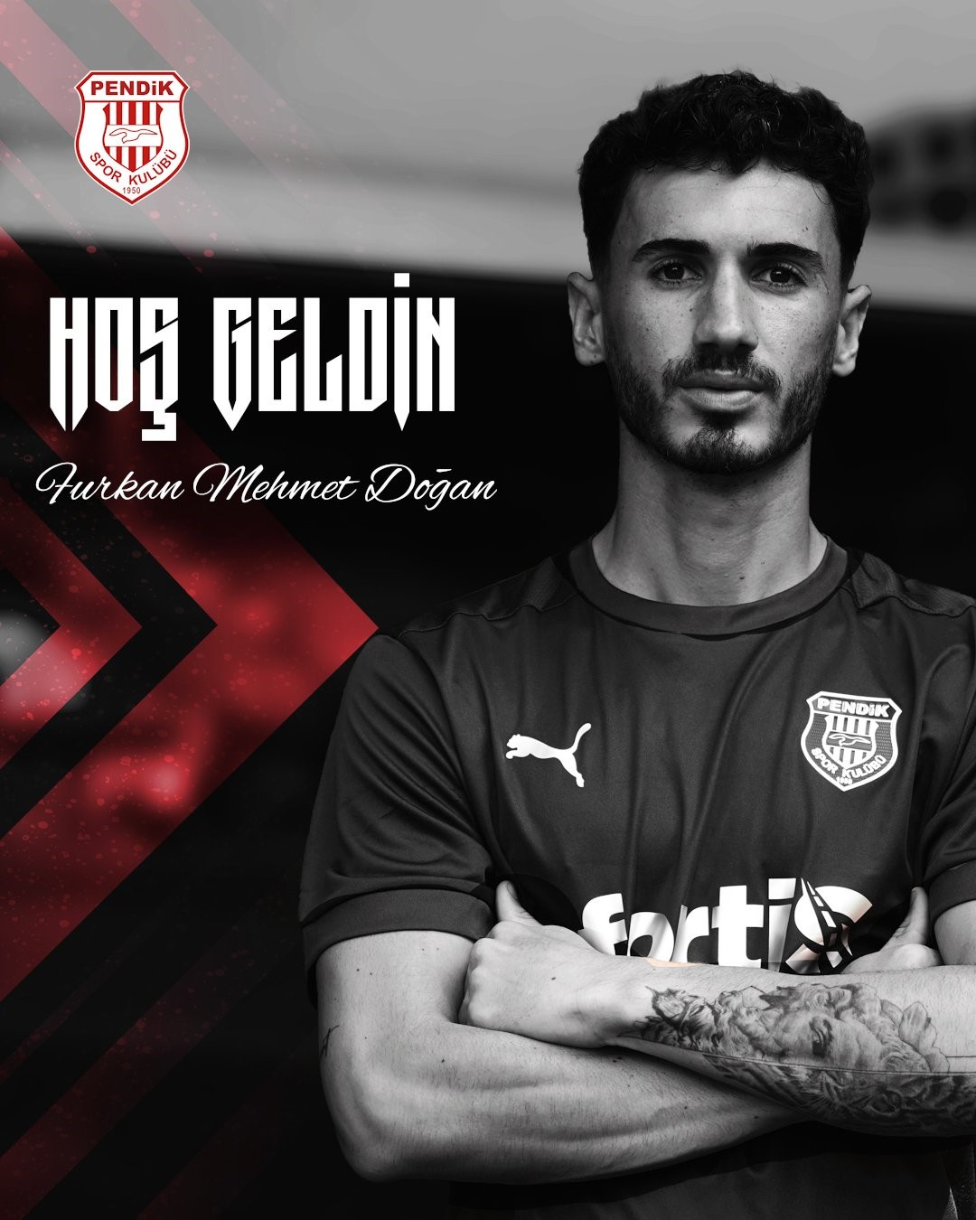 TRENDYOL SÜPER LİG EKİPLERİNDEN PENDİKSPOR, GENÇ SOL BEK MEHMET DOĞAN'I