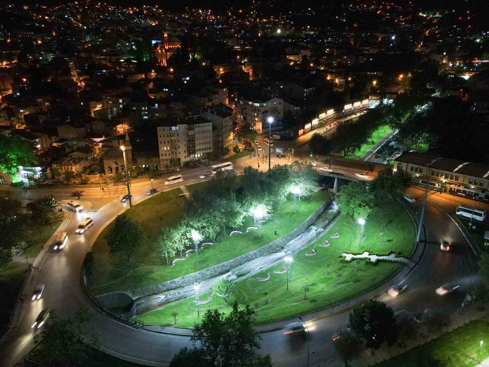 BURSA BÜYÜKŞEHİR BELEDİYESİ TARAFINDAN YAPILAN PEYZAJ DÜZENLEMELERİYLE GÖKDERE’NİN İKİ YAKASI,