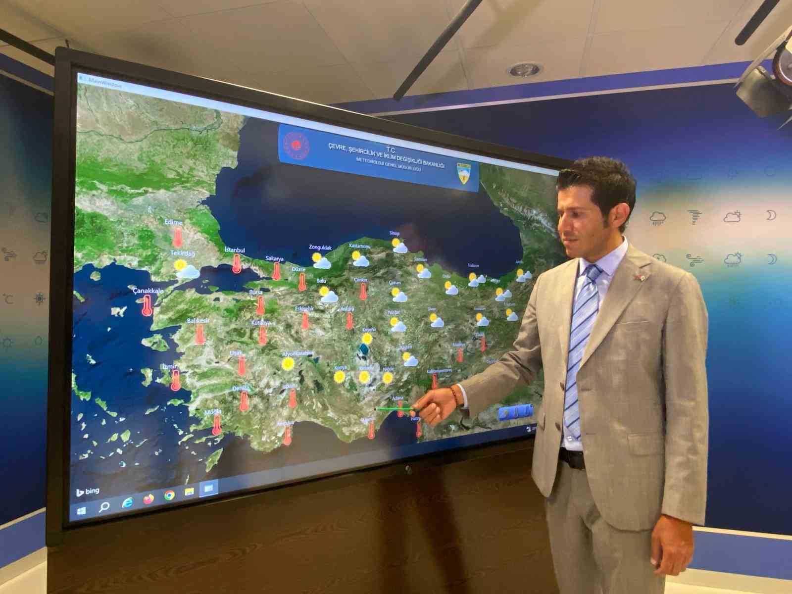 METEOROLOJİ GENEL MÜDÜRLÜĞÜ HAVA TAHMİN UZMANI FATİH BUDAK, AŞIRI SICAKLIKLARA