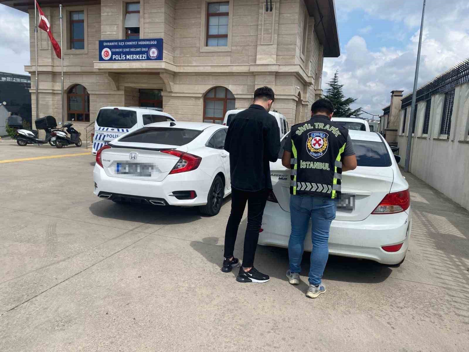 İSTANBUL'DA OTOYOLDA MAKAS ATAN SÜRÜCÜYE PARA CEZASI