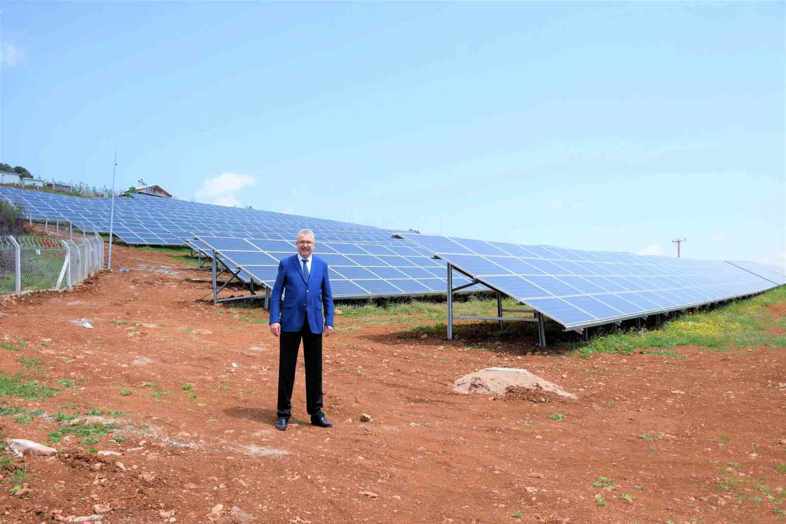 KARACABEY BELEDİYESİ TARAFINDAN TAŞLIK MAHALLESİNE 18 DÖNÜM ÜZERİNE KURULAN GÜNEŞ