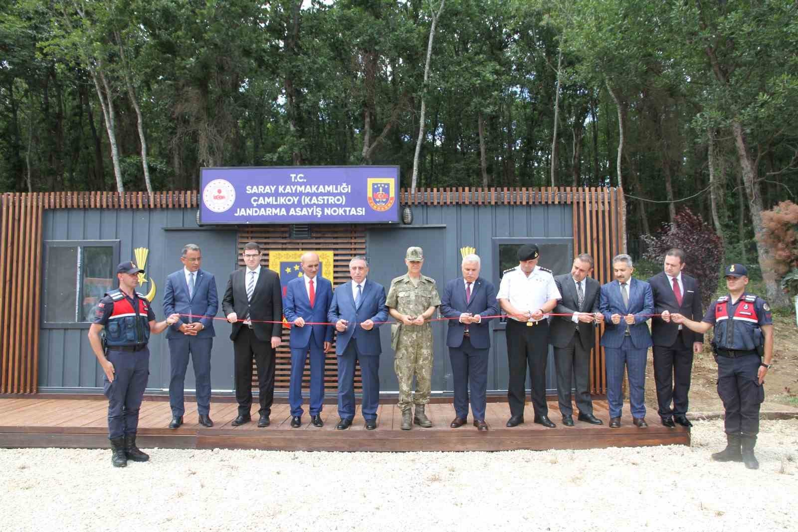 JANDARMA  ASAYİŞ NOKTASININ AÇILIŞINA VALİ AZİZ YILDIRIM’IN YANI SIRA