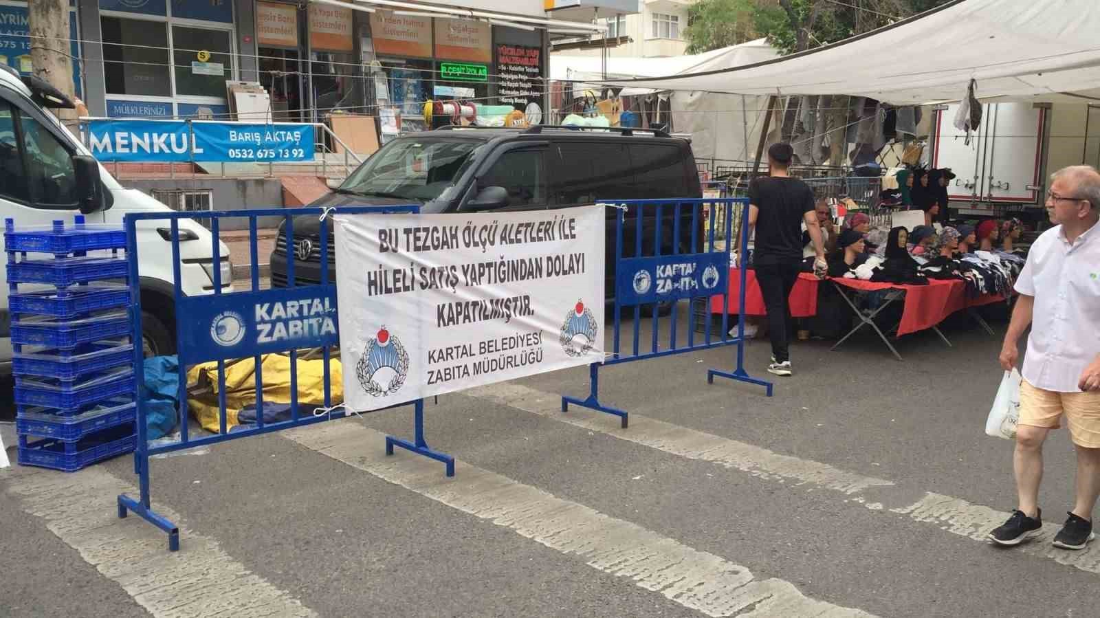 KARTAL BELEDİYESİ ZABITA MÜDÜRLÜĞÜ EKİPLERİ SEMT PAZARLARINDA GERÇEKLEŞTİRDİKLERİ YOĞUN DENETİMLER