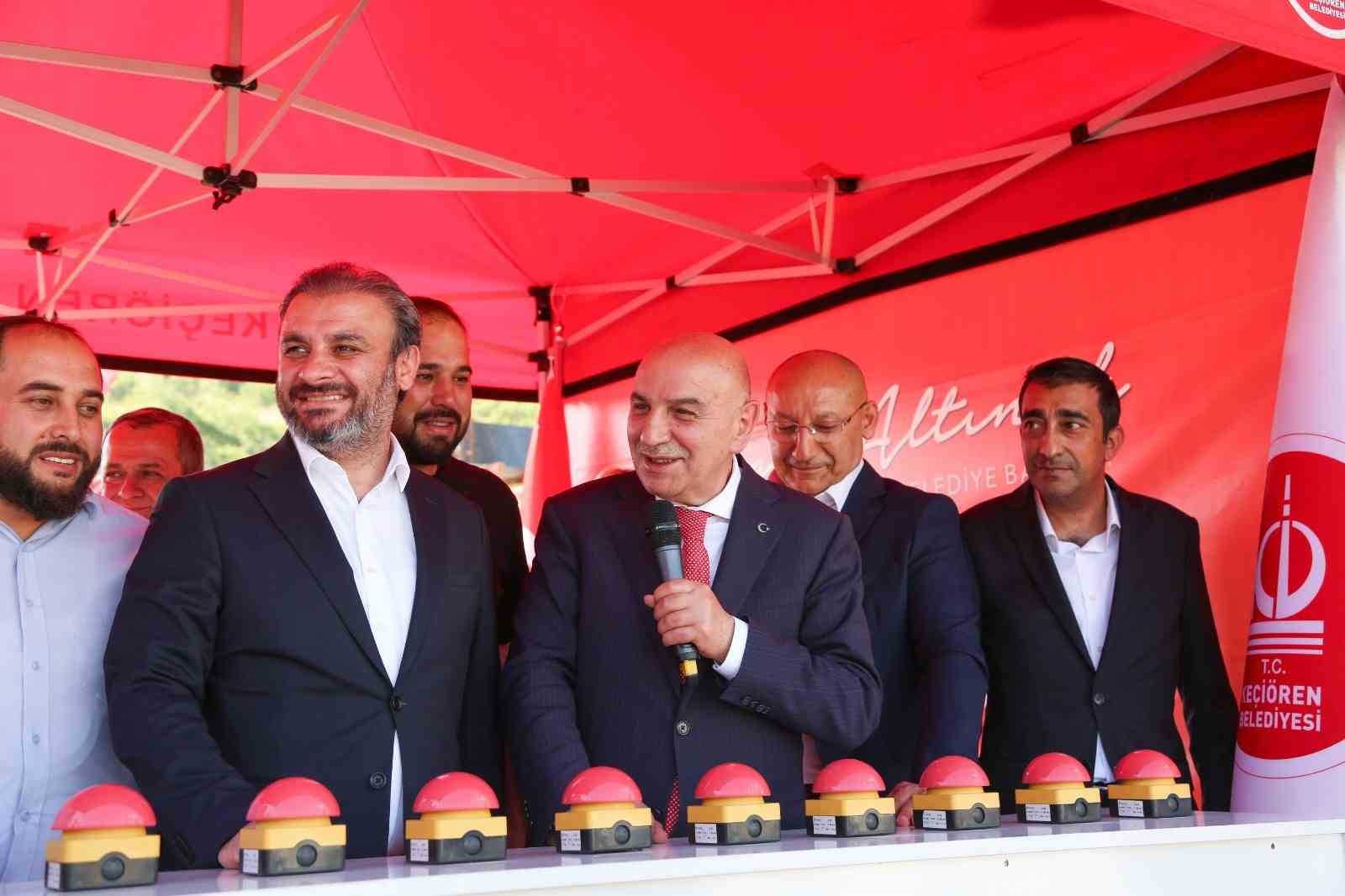 ANKARA’DA KEÇİÖREN BELEDİYESİ TARAFINDAN İLÇEDEKİ OVACIK MAHALLESİ YOZGAT BULVARI ÜZERİNE