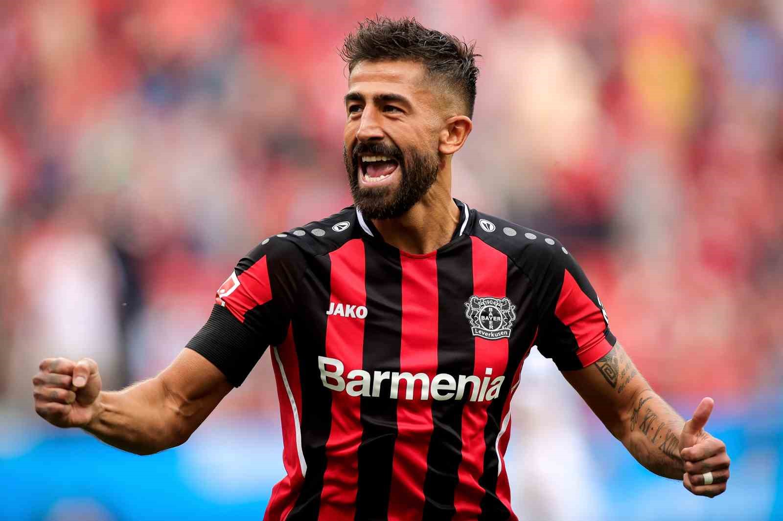 BAYER LEVERKUSEN, TÜRK ASILLI ALMAN FUTBOLCU KEREM DEMİRBAY’IN ANTRENMANDA SAĞ